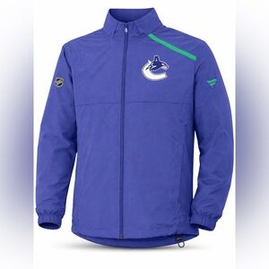 Fanatics Vancouver Canucks lightweight windbreaker size Large NWOT